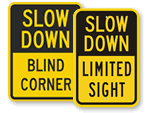 Blind Corner Signs