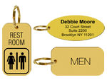 Brass Key Chain Tags