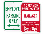 Business Parking Signs