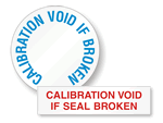 Calibration Void Labels