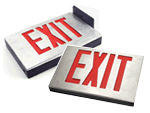 Aluminum Exit Signs