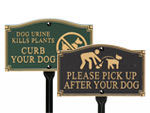 Curb Dog Plaques