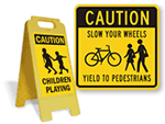 Caution Children at Play Signs