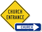 Church Directional Signs