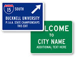 City Limit Signs