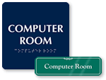 Computer Room Signs