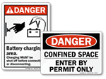 Confined Space Signs