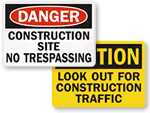 OSHA Construction Signs
