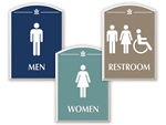 Contour Bathroom Signs