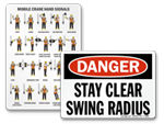 Crane Safety Signs