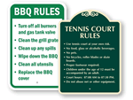 Custom Rules Signs