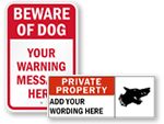 Beware of Dog Signs