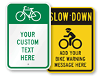 Custom Bicycle Signs