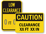 Custom Clearance Signs