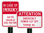 Custom Emergency Signs