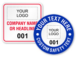 Custom Hard Hat Stickers