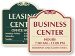 Custom Hours Signs