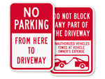 Custom No Parking Signs