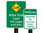 Custom Parking Lot Signs