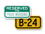 Custom Parking Spot Signs