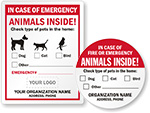 Custom Pet Rescue Stickers