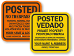 Custom Posted Signs