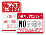 Custom Property Signs