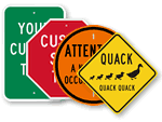 Custom Road Signs