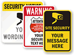 Custom Security Signs