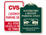 Custom Tow Sign Templates