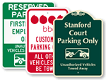 Custom Tow Away Signs