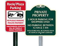 Custom Parking Signs