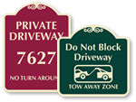 Designer Driveway Signs