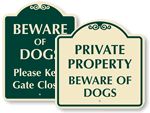 Beware Of Dog Signs