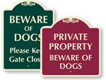 Beware of Dog Signs