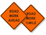 Road Work Signs