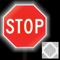 Diamond Grade Reflective STOP Signs