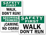 Do Not Run Signs