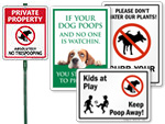 Funny Dog Poop Signs