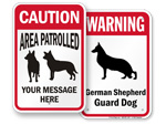 Warning Dog Breed Signs