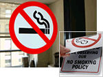 No Smoking Glass Decals