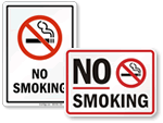 No Smoking Signs