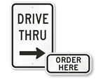 Drive Thru Signs