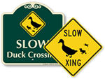 Duck Crossing Signs