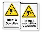 Economy Surveillance Signs