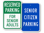 Elderly Parking Signs