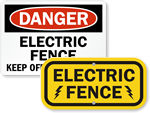 Electric Fence Signs