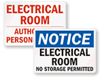 Electrical Room Signs