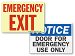 Emergency Exit Signs