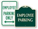 Employee Parking Signs